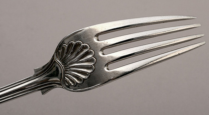 Chinese Export Silver Tablefork - Cutshing